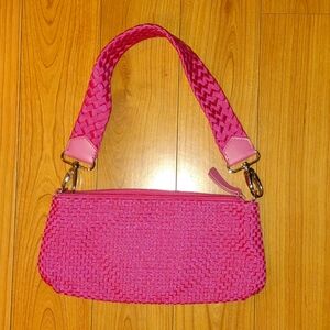 The Sak Hot Pink Small Handbag Bag Y2K VTG EUC